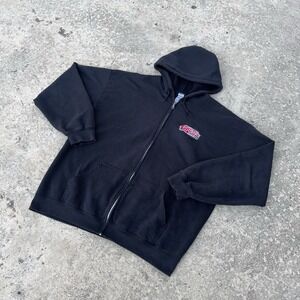 Cool, motorcycle zip up jacket, cotton size extra large men's